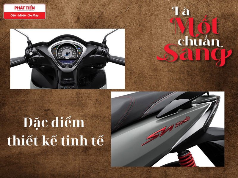 Mặt trước tinh tế và sang trọng của xe SH Mode 2024