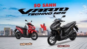 Mặt trước xe Vario 125 nhập khẩu và chính hãng