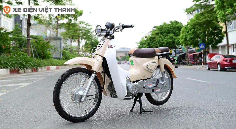 Mẫu xe Cub 50cc Ally New màu sắc tươi sáng