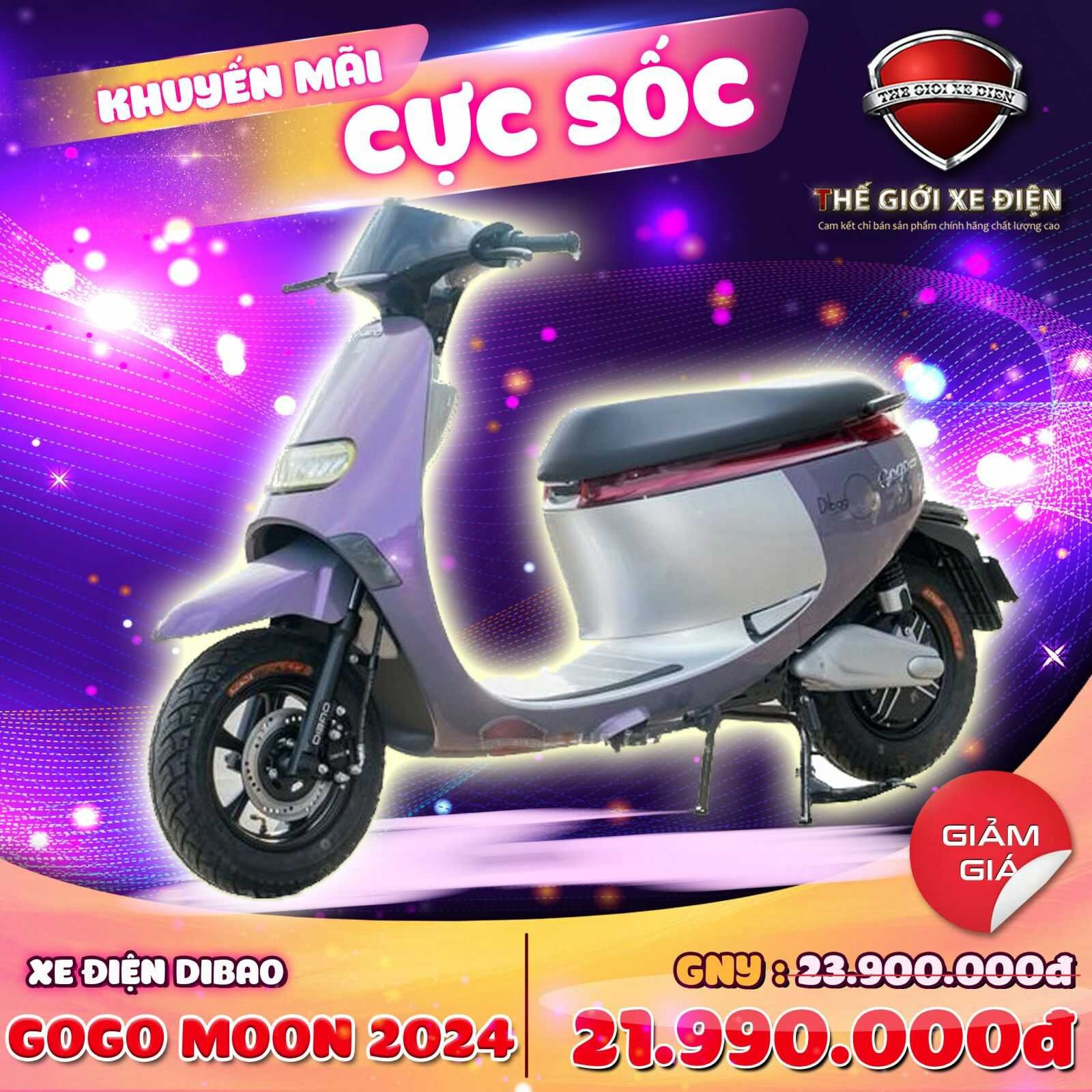 Mẫu xe điện Dibao GOGO Moon tích hợp công nghệ kết nối ứng dụng hiện đại