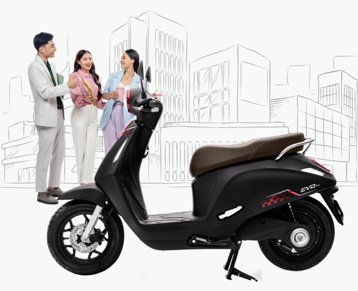 Mẫu xe điện VinFast Evo NEO với thiết kế trẻ trung và năng động