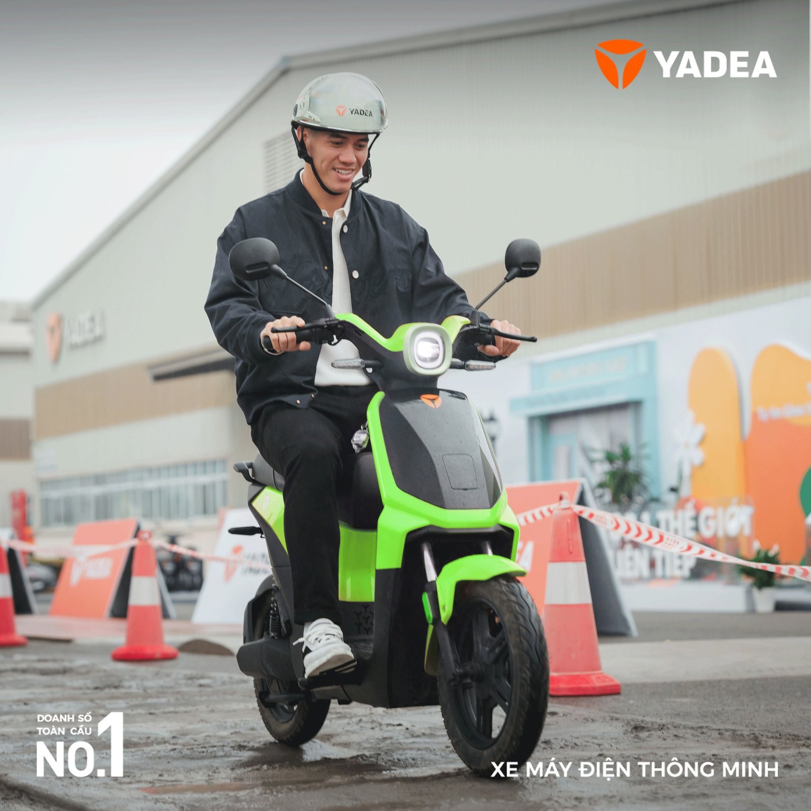 Mẫu xe điện Yadea Vekoo với màu sắc nổi bật và công nghệ cao