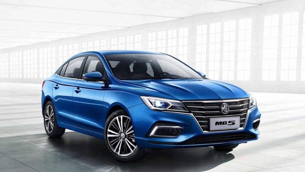 Mẫu xe MG5 với thiết kế sedan thể thao