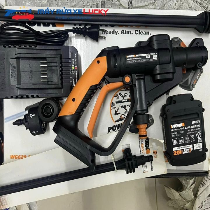 Máy phun rửa xe pin Nhật bãi dễ xảy ra hỏng hóc vặt