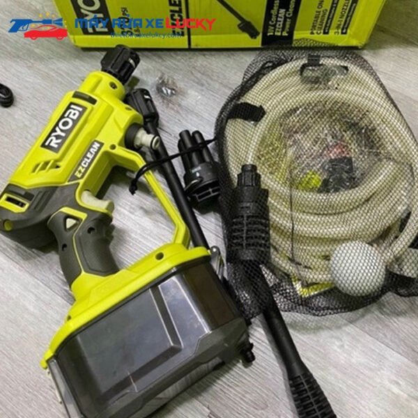 Máy xịt rửa xe chạy pin Ryobi có độ bền cao và tuổi thọ tốt