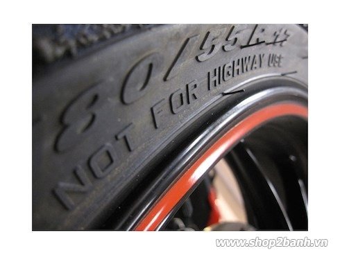 Minh họa các kích thước lốp xe khác nhau