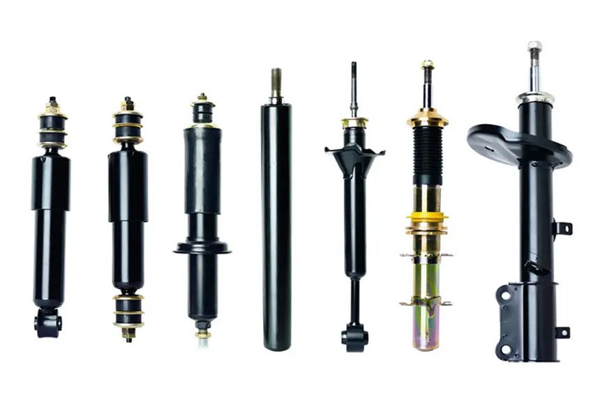 Minh họa hệ thống giảm xóc trước trên xe máy điện