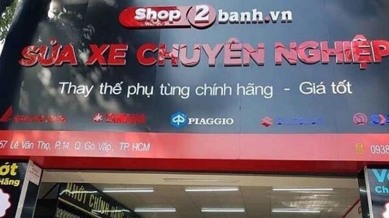 Minh họa một bảng hiệu có thiết kế chữ nổi và đèn LED, tạo hiệu ứng nổi bật