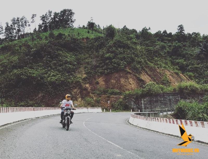 Minh họa thời gian di chuyển lý tưởng bằng xe máy từ Đà Nẵng ra Huế