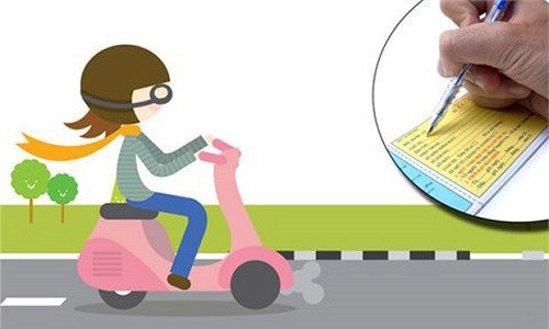 Minh họa về chính sách bảo hiểm xe máy bắt buộc tại Việt Nam