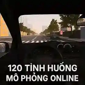 Minh họa việc sử dụng phần mềm mô phỏng để luyện tập các tình huống giao thông