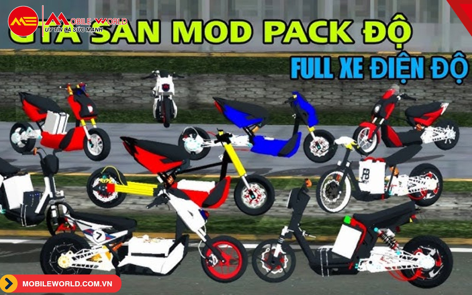 Tải Game Xe Điện Độ: Khám Phá Thế Giới Tùy Chỉnh Ảo Mô phỏng xe độ phong cách trong thế giới mở của GTA Mod Việt Nam