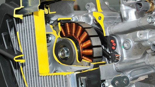 Mô tả cuộn điện được sử dụng làm mô tơ đề ACG