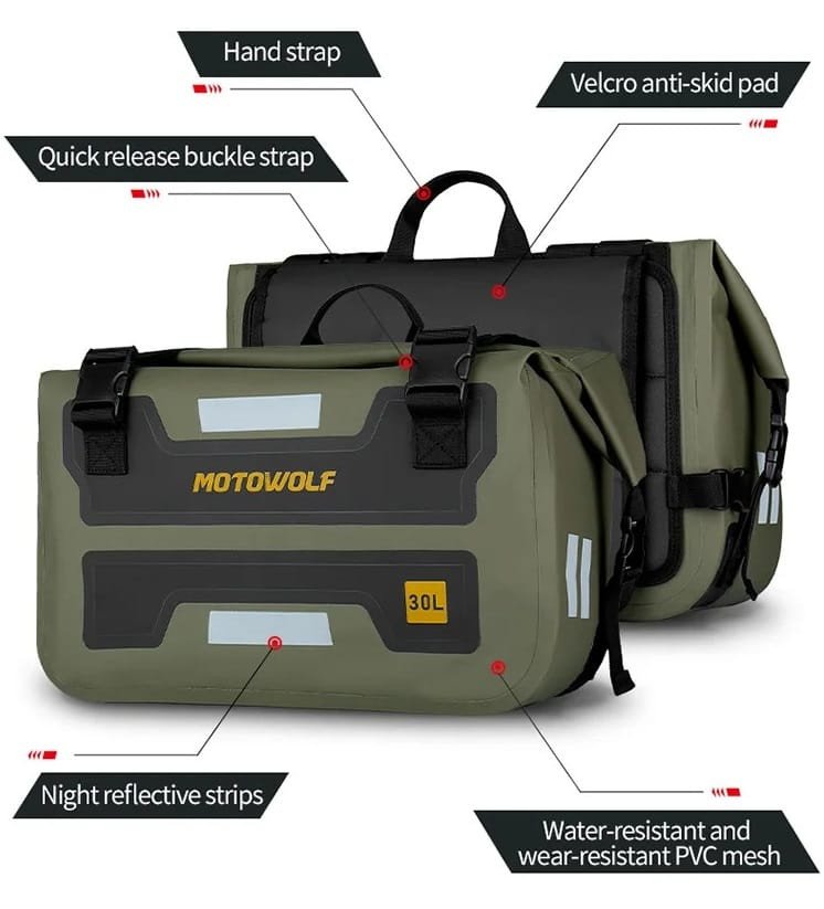 Mô tả thiết kế tối ưu của túi treo xe máy