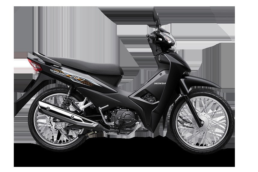 Một chiếc Honda Wave Alpha 110 đang đỗ trên đường