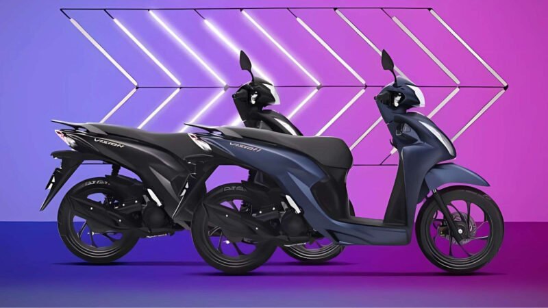 Đánh giá chi tiết xe Vision màu xanh đen