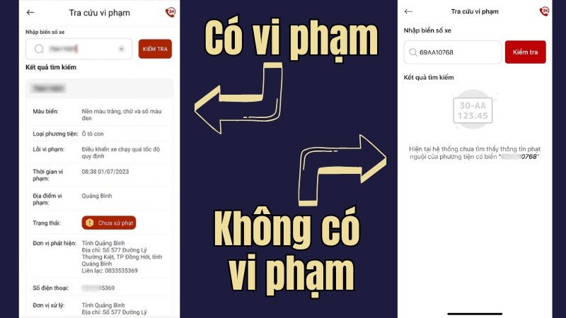 Một chiếc xe máy đang lưu thông trên đường, tượng trưng cho quá trình vi phạm