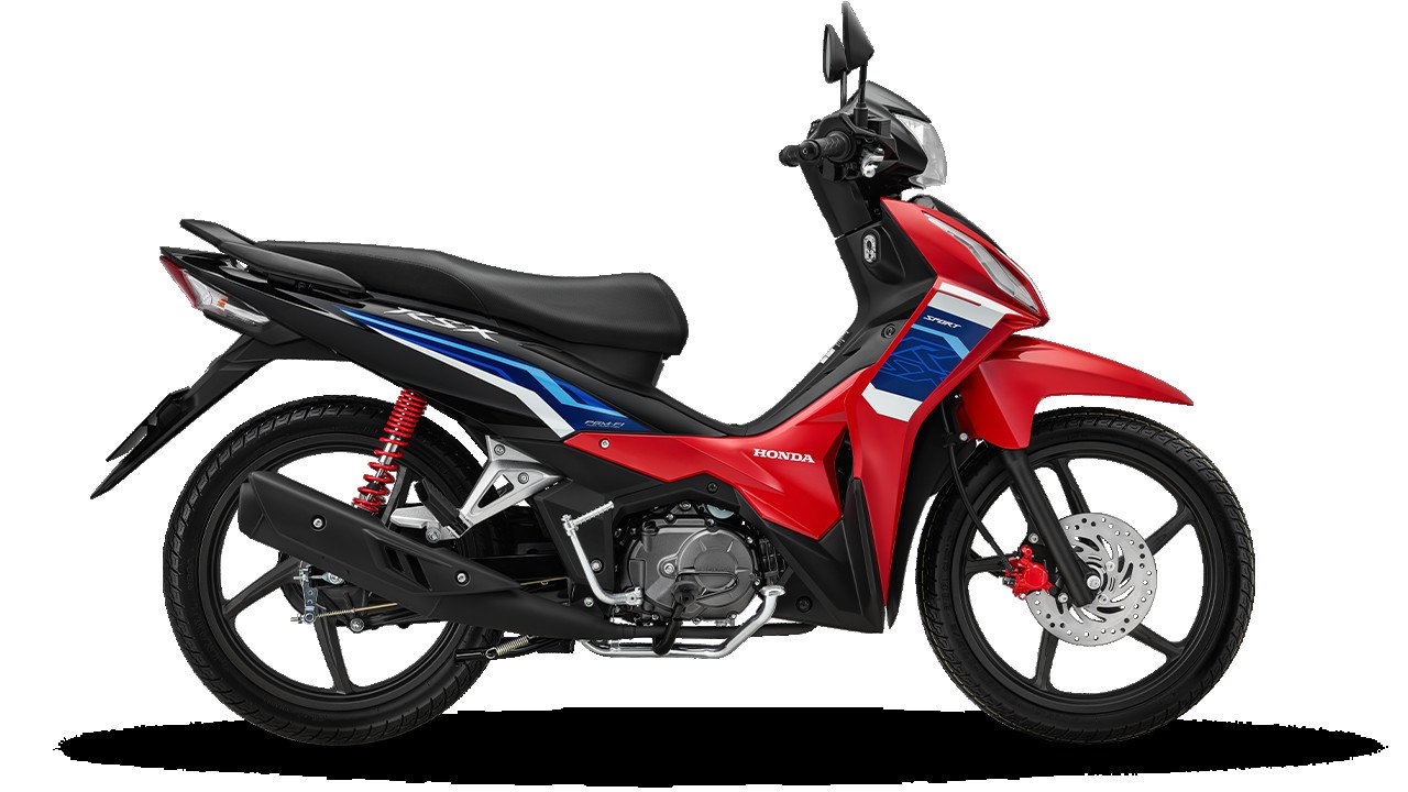 Một chiếc xe số đời mới với thiết kế thể thao hơn