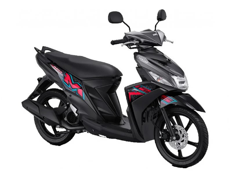 Một chiếc xe tay ga Yamaha Mio đang di chuyển nhẹ nhàng trong thành phố