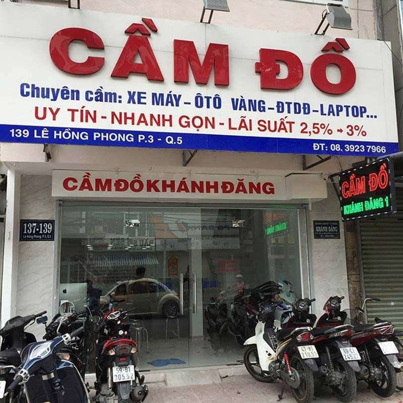 Một cơ sở cầm đồ uy tín tại trung tâm thành phố