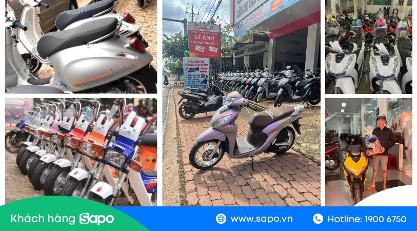 Một hệ thống phần mềm quản lý bán hàng được triển khai trong môi trường kinh doanh xe máy