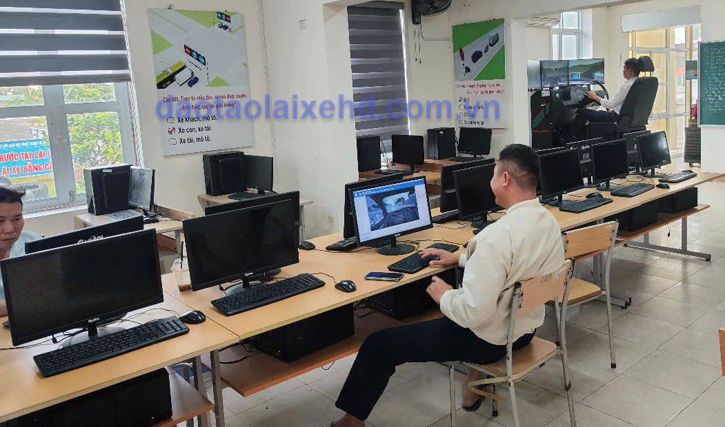 Một phần quy trình làm thủ tục đăng ký thi bằng lái xe máy A1