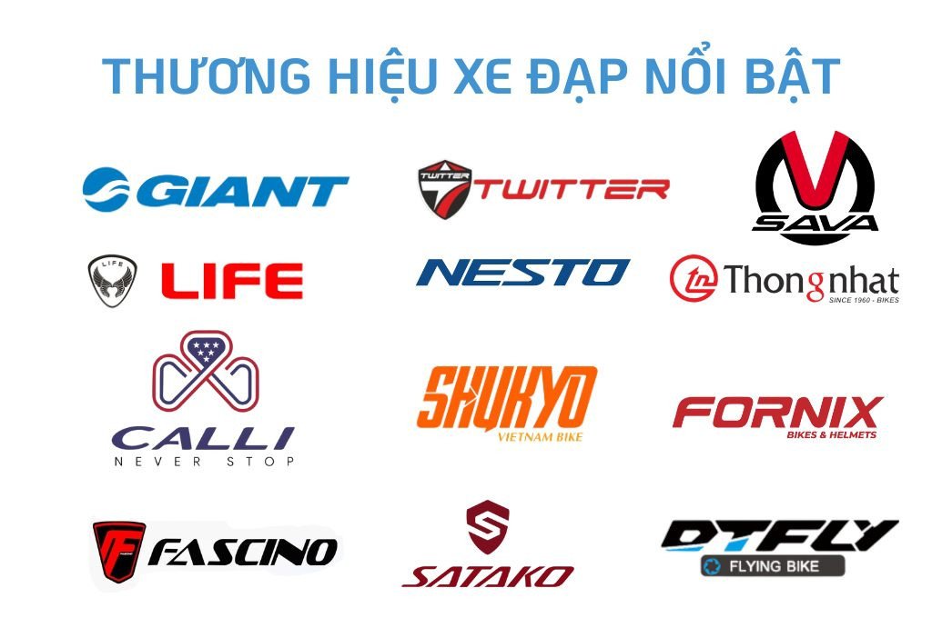 Một số thương hiệu xe đạp thể thao nam nổi bật