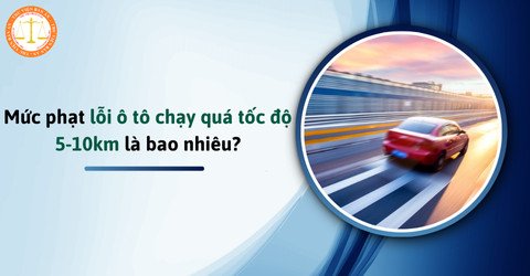 Người điều khiển xe ô tô đang vi phạm giới hạn tốc độ trên đường cao tốc