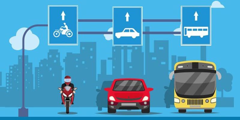 Nhận diện đúng làn đường theo quy định