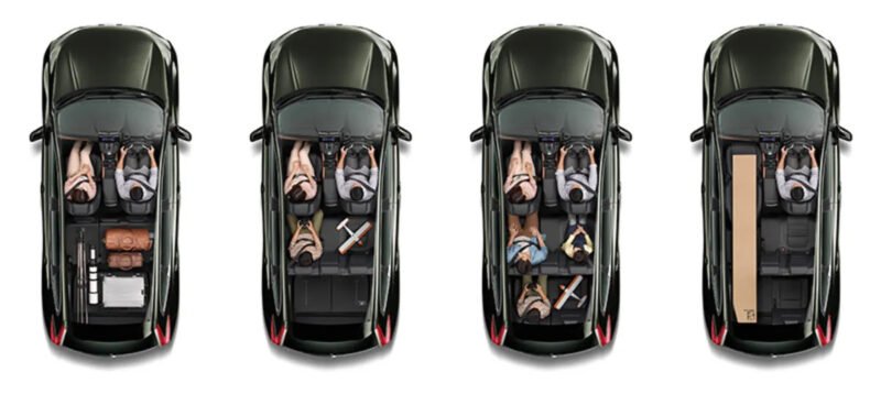 Nội thất Honda CR-V với cấu hình 5 và 7 chỗ linh hoạt