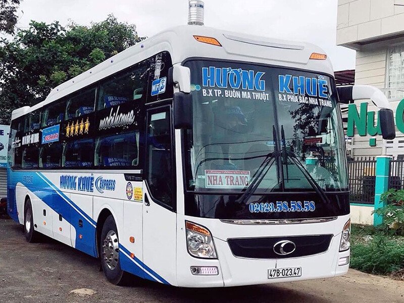 Nội thất sang trọng của xe giường nằm Hương Khuê