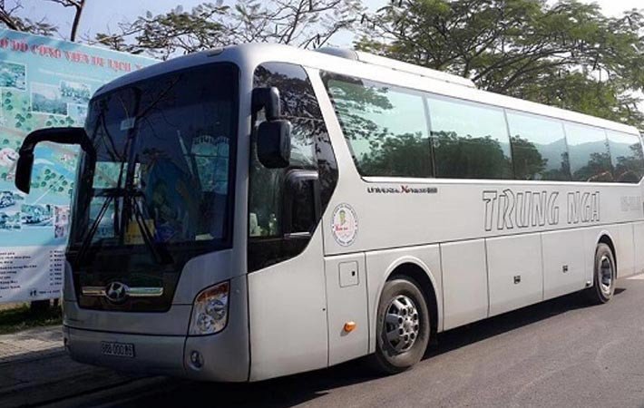 Nội thất xe khách giường nằm cao cấp của nhà xe Trung Nga