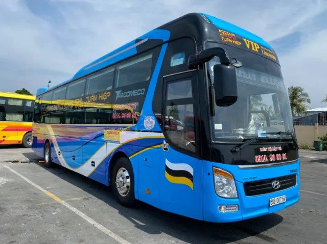 Nội thất xe khách hiện đại với giường nằm êm ái trên hành trình dài