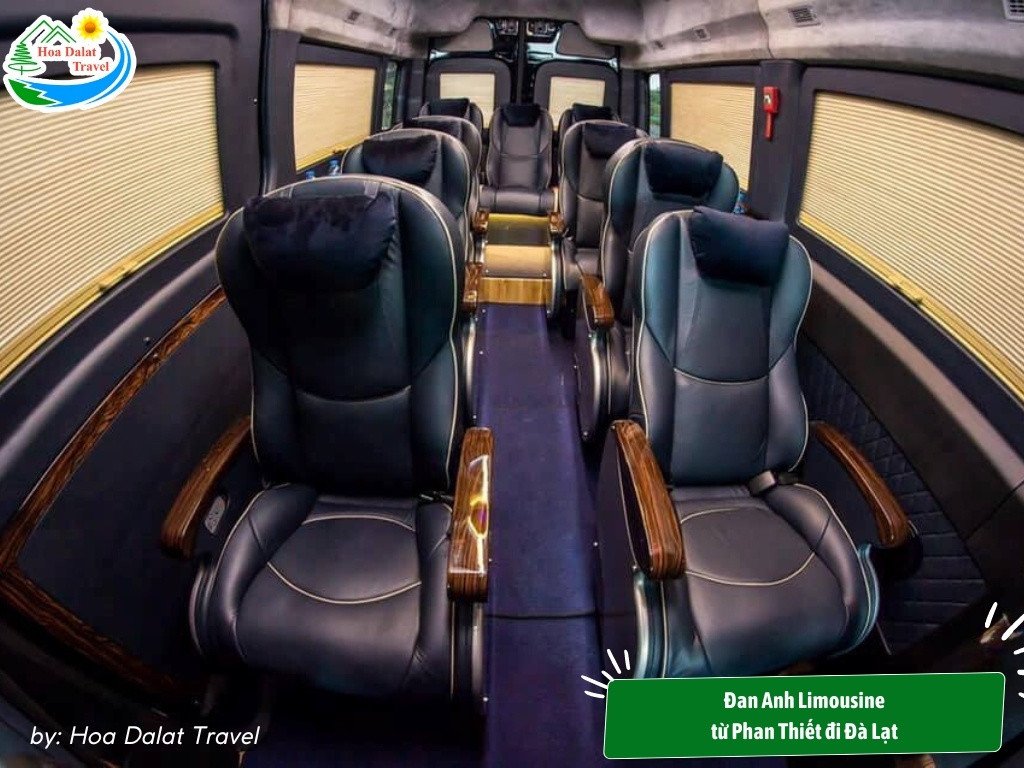 Nội thất xe Limousine sang trọng của Đoàn Anh Limousine
