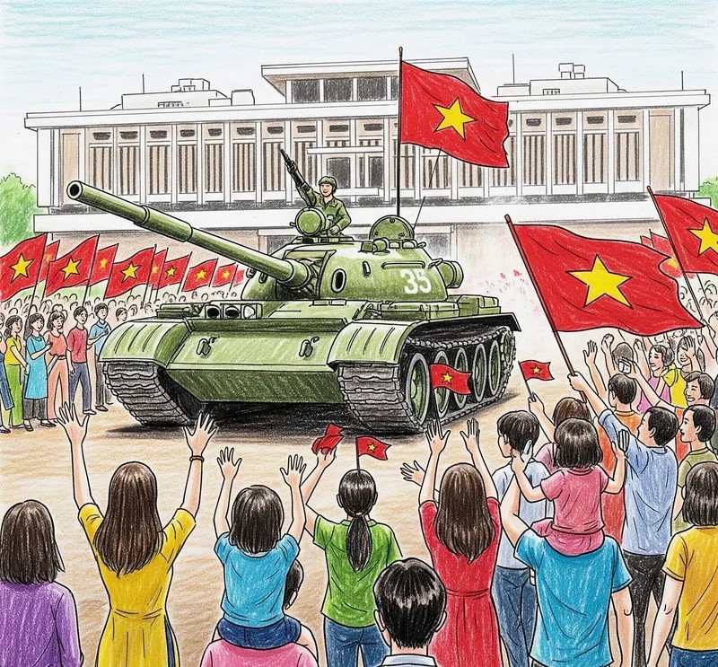 Phác thảo đơn giản một chiếc xe tăng cho thấy các khối hình học cơ bản được sử dụng để xây dựng hình dáng