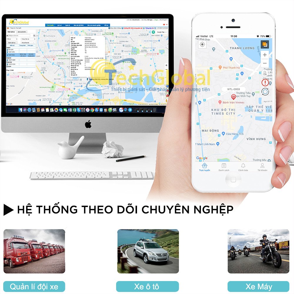 Phần mềm theo dõi xe máy chuyên nghiệp