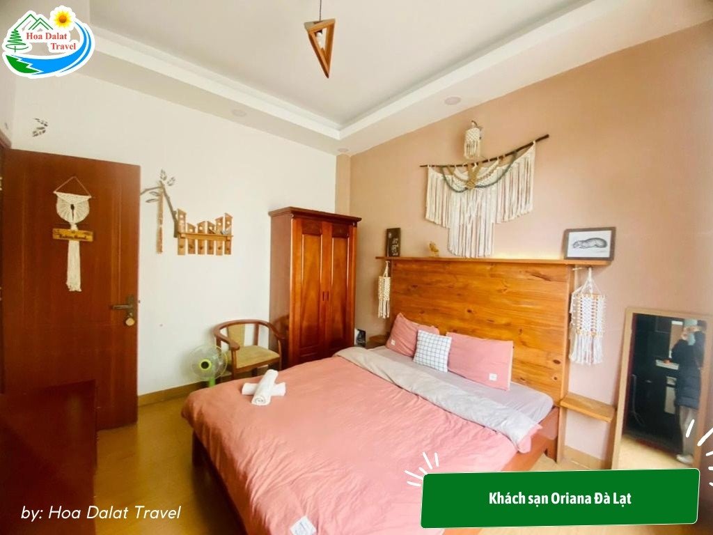 Phòng nghỉ tiện nghi tại khách sạn Oriana Đà Lạt
