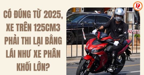 Quy định mới về hạng bằng lái xe máy 2025