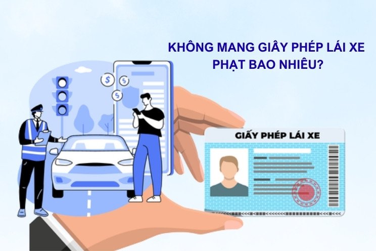 Quy định xử phạt khi không mang giấy phép lái xe máy