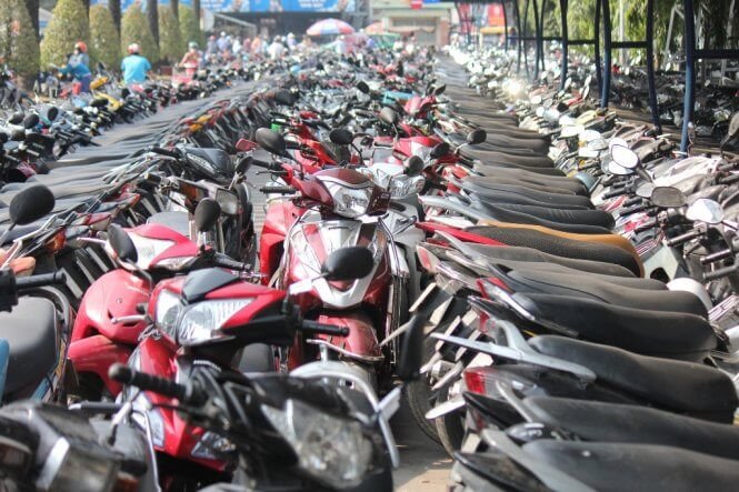 Quy hoạch bãi đỗ xe máy theo tiêu chuẩn kỹ thuật