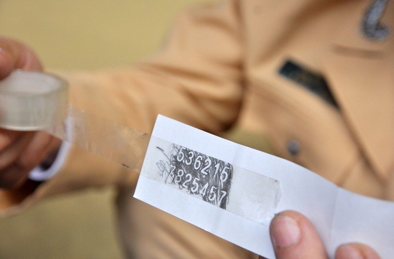 Quy trình cà số khung xe máy để phục vụ các thủ tục hành chính