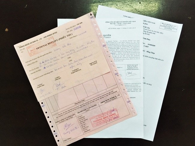 Quy trình công chứng hợp đồng mua bán xe máy