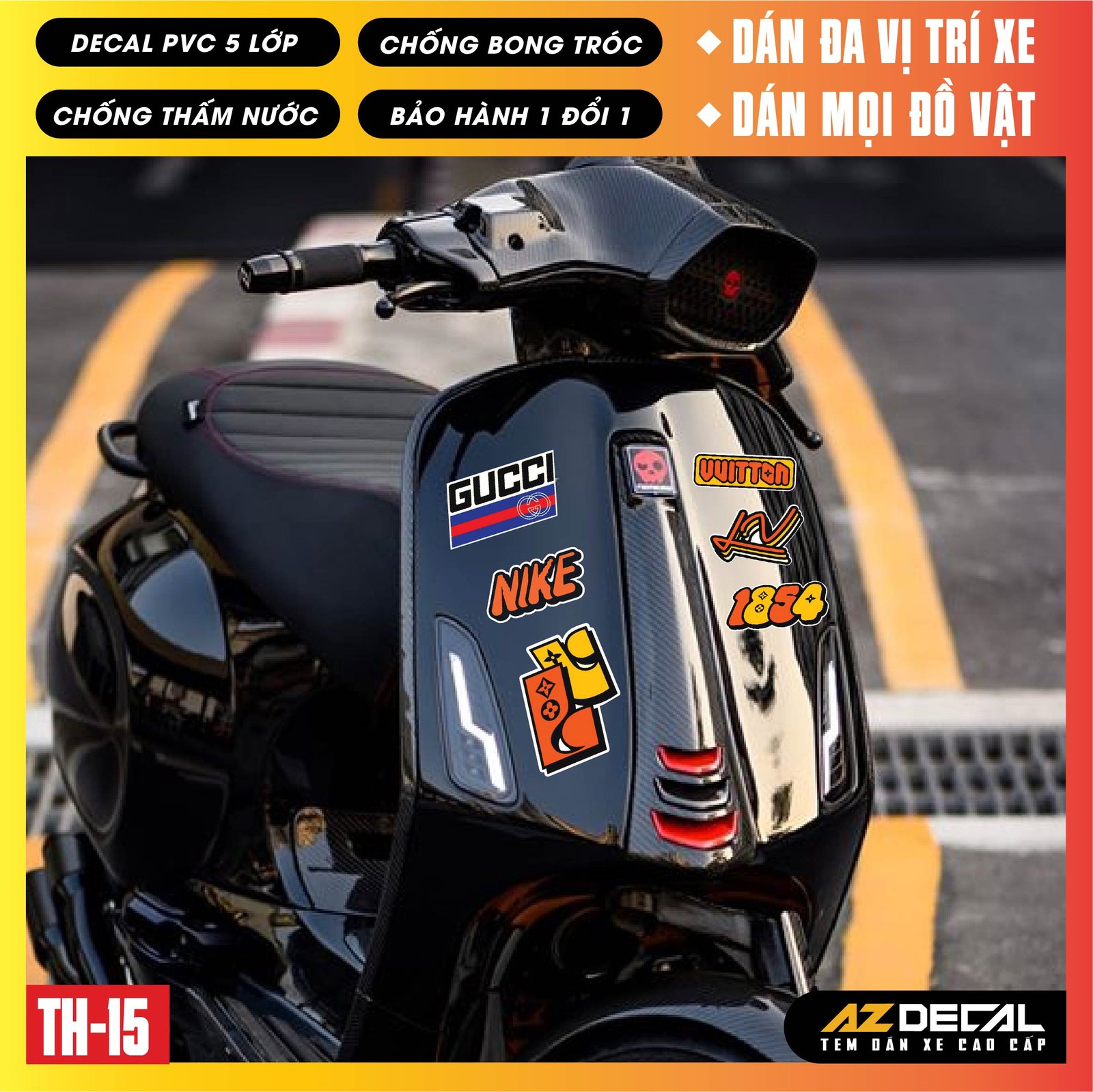 Quy trình dán decal thể hiện sự chuyên nghiệp và tỉ mỉ