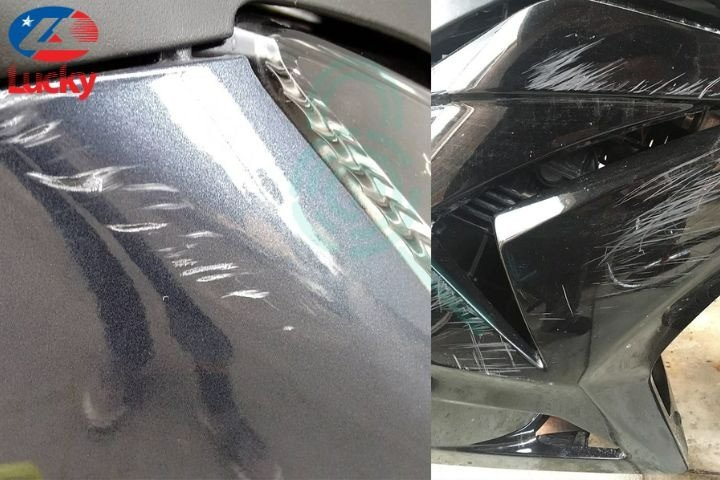 Quy trình đánh giá vết xước trên thân vỏ xe máy trước khi báo giá