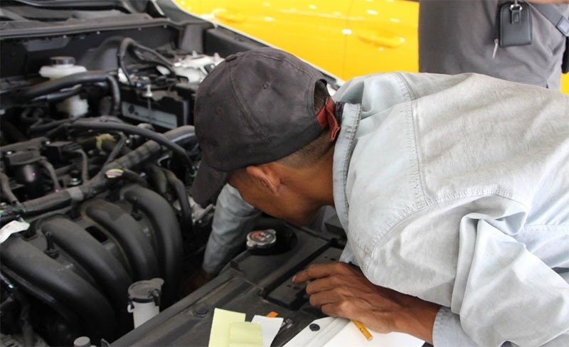 Quy trình sao chép các con số định danh trên thân xe ô tô