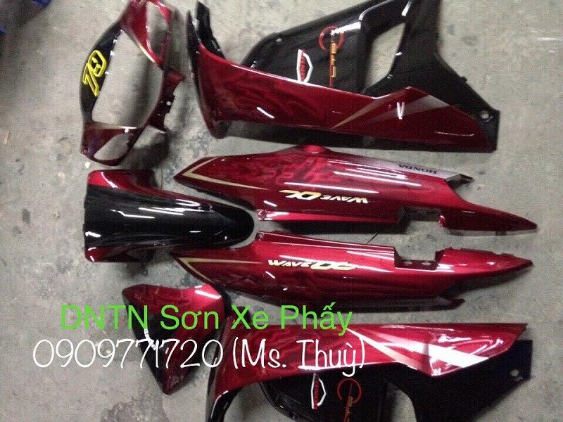 Quy trình tẩy sơn bằng dung môi trên bề mặt xe