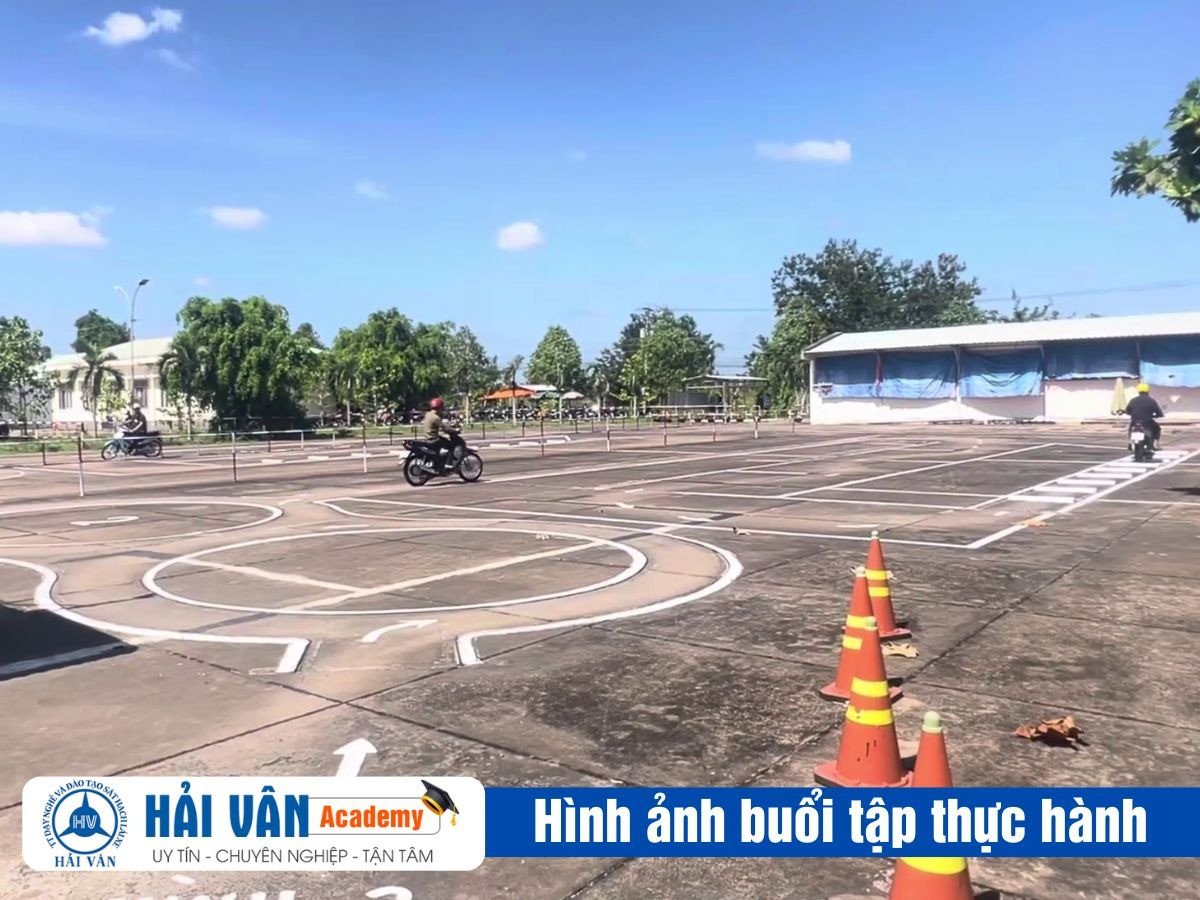 Sân tập lái xe máy chuyên nghiệp tại Nha Trang