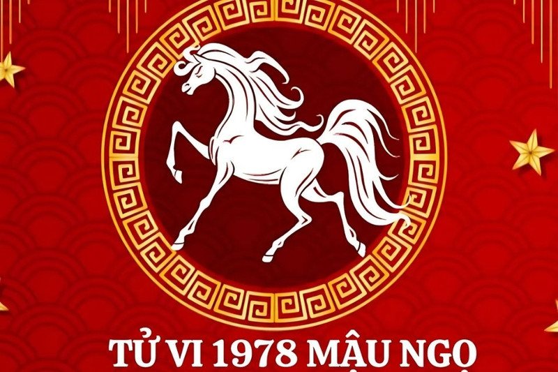 Sơ đồ minh họa sự kết hợp Can Chi Mậu Ngọ 1978