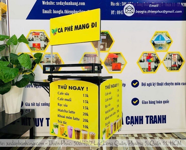 So sánh chi phí giữa mô hình cố định và thùng cafe lưu động