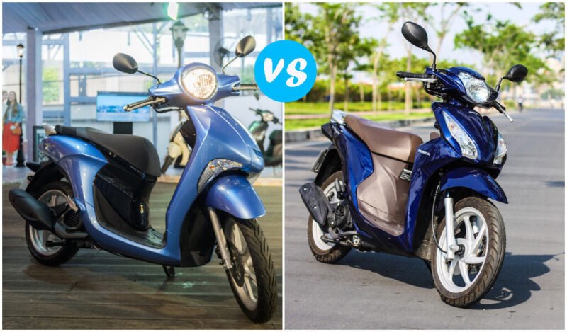 So sánh hai dòng xe tay ga Honda Vision và Yamaha Janus